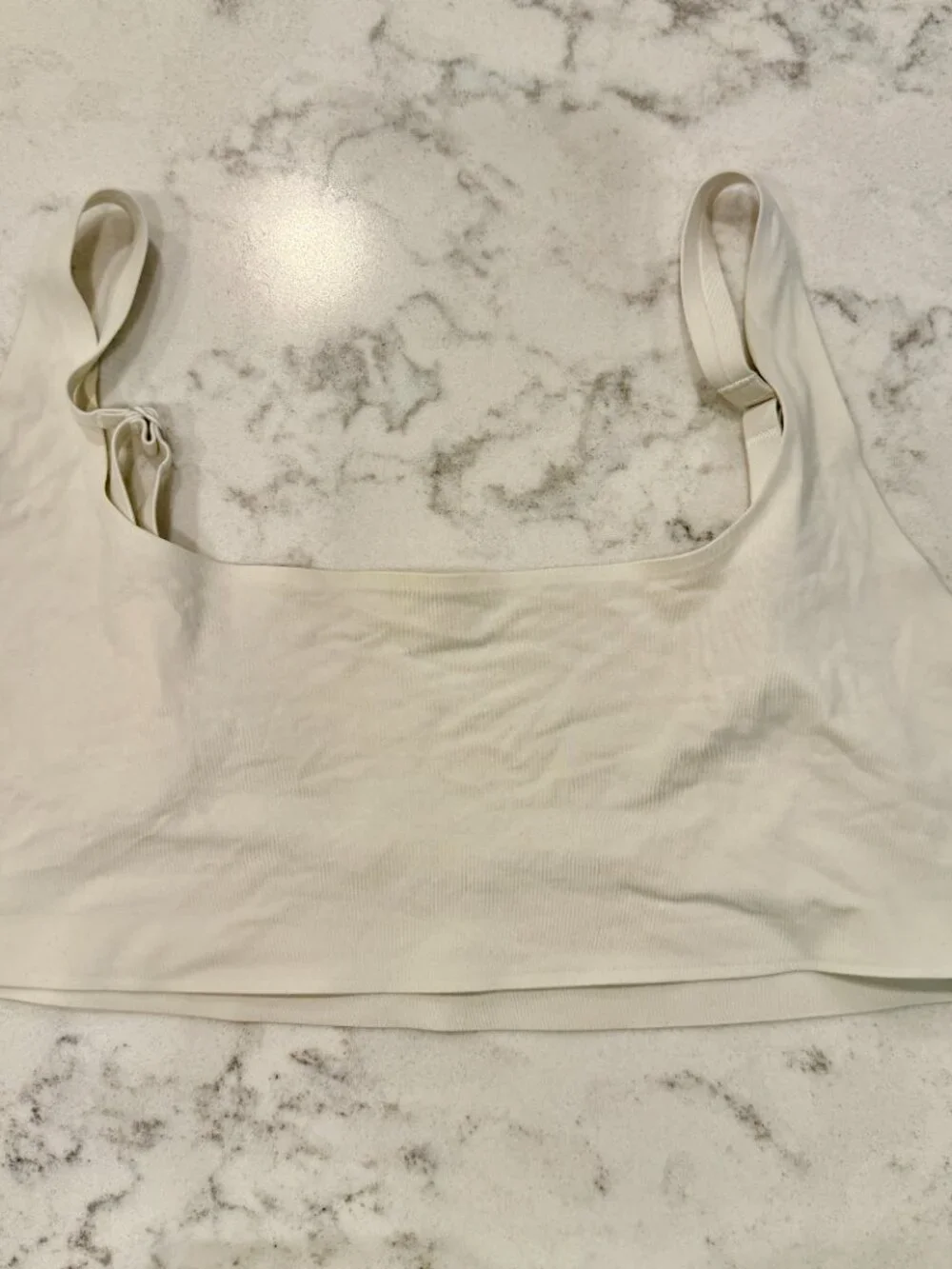 Lululemon Nulu Scoop-Neck Bralette Bone Sz 8